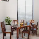 Hina Chavi 6 Seater Solid Wood Sheesham Dining Set