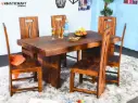 Hola Tika 6 Seater Solid Wood Sheesham Dining Set