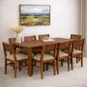 Mira 8 Seater Solid Wood Sheesham Dining Set