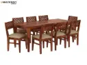 Mira 8 Seater Solid Wood Sheesham Dining Set