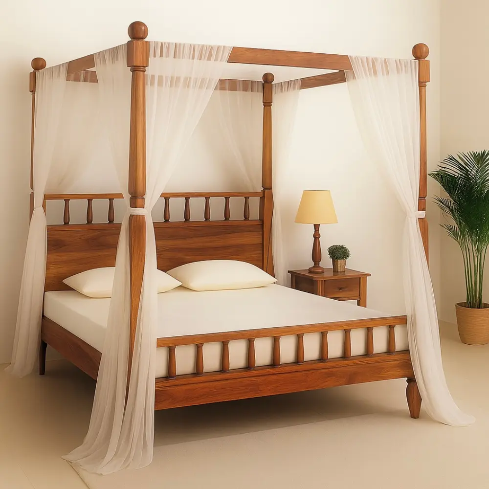 Hina Poster Bed King Size Without Storage 
