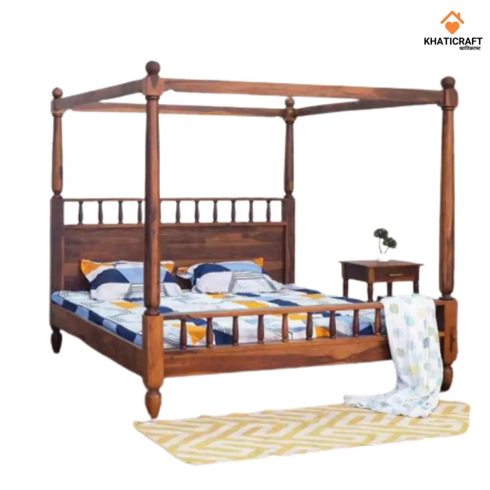 Hina Poster Bed King Size Without Storage 