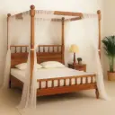 Hina Poster Bed King Size Without Storage 