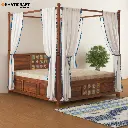 Chitra Poster Bed King Size Box Storage