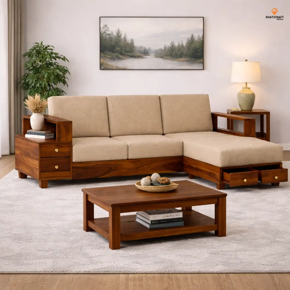 Leela 3 Seater with Lounger