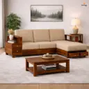 Leela 3 Seater with Lounger