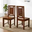 Stupa Sheesham Wood Chairs-Set of 2
