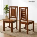 Stupa Sheesham Wood Chairs-Set of 2