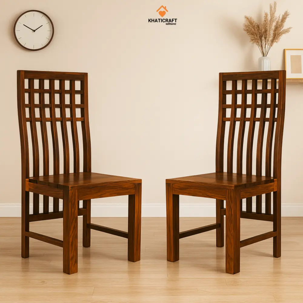 Chavi Sheesham Wood Chairs Set of 2 