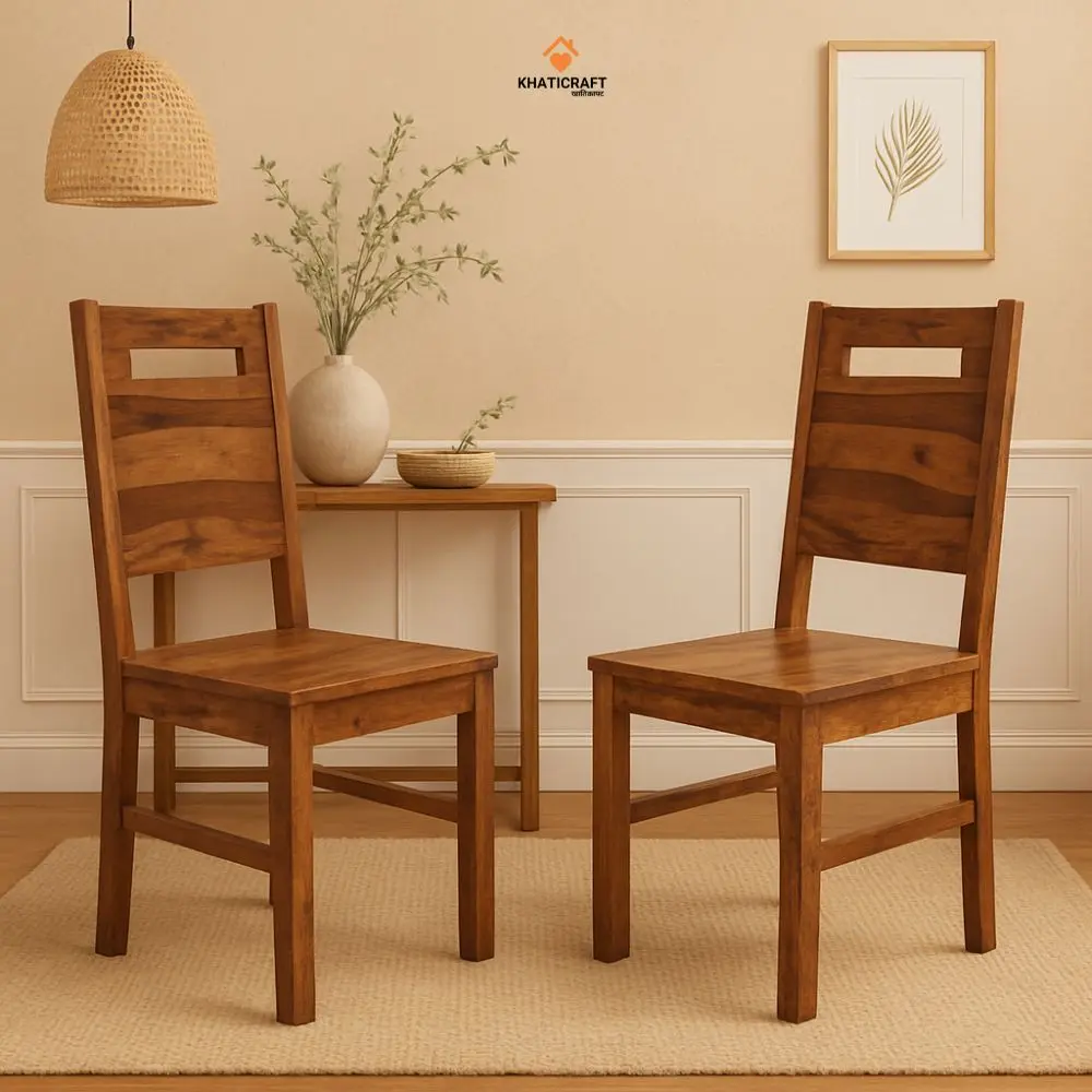 Niru Sheesham Wood Chairs Set of 2 