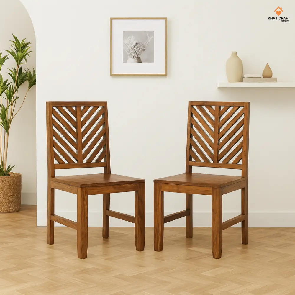 Antara Sheesham Wood Chairs Set of 2 