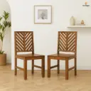 Antara Sheesham Wood Chairs Set of 2 