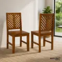 Antara Sheesham Wood Chairs-Set of 2 