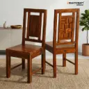 Niwar Sheesham Wood Chairs-Set of 2 