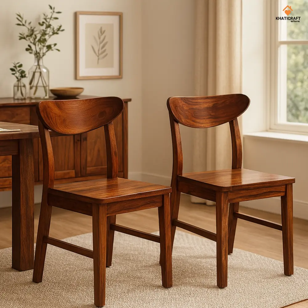 Kian Sheesham Wood Chairs Set of 2 