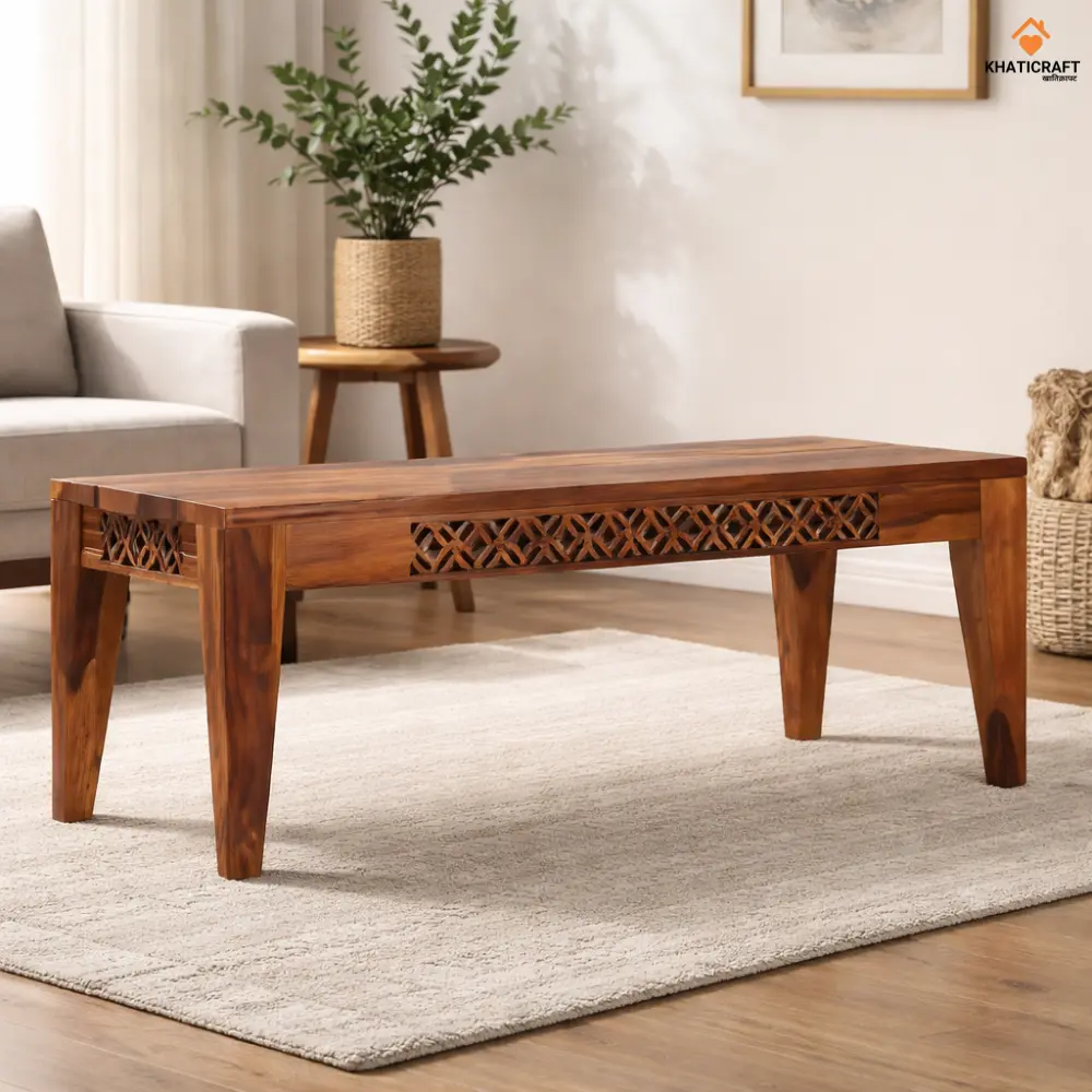 Mira Solid Sheesham Wood Bench (5')
