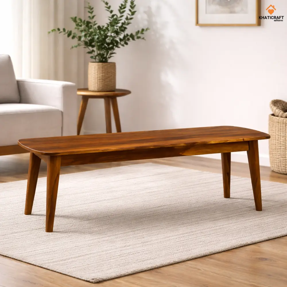 Kian Solid Sheesham Wood Bench (5')