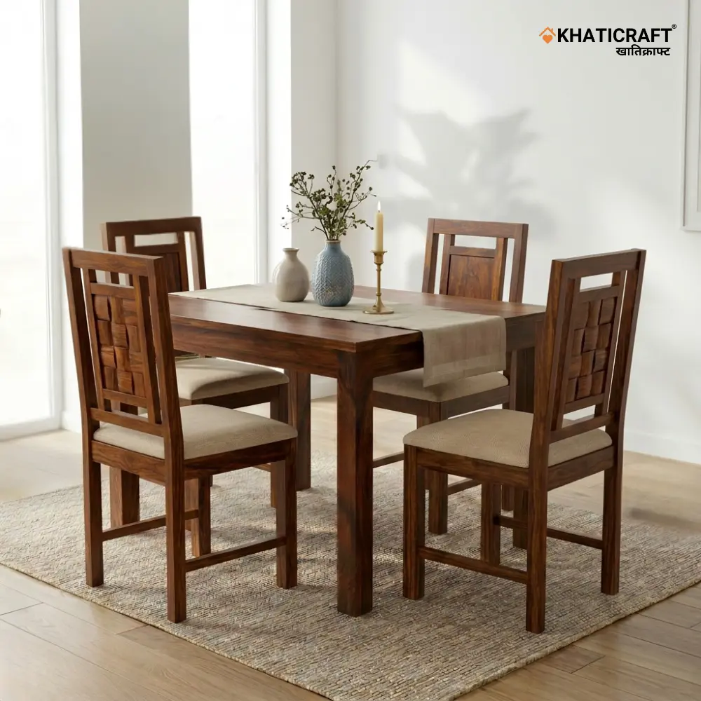 Niwar Hina 4 Seater Dining Set 