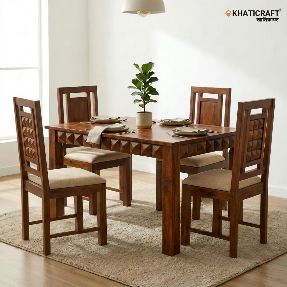 Stupa 4 Seater Dining Set 