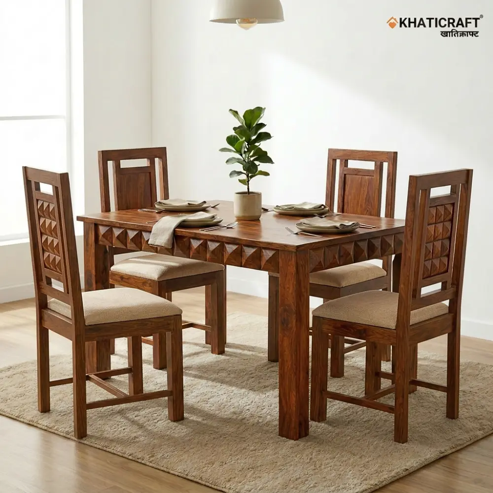 Stupa 4 Seater Dining Set 