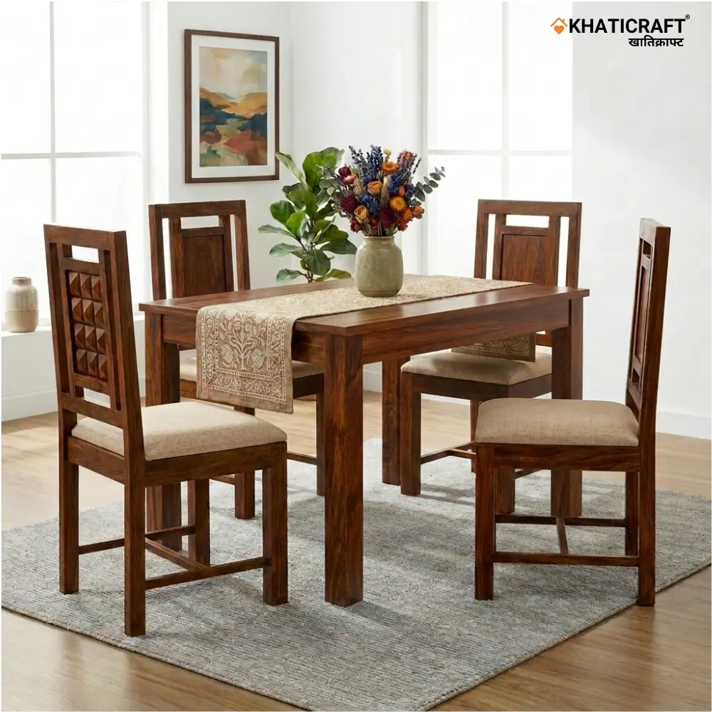 Stupa Hina 4 Seater Dining Set 
