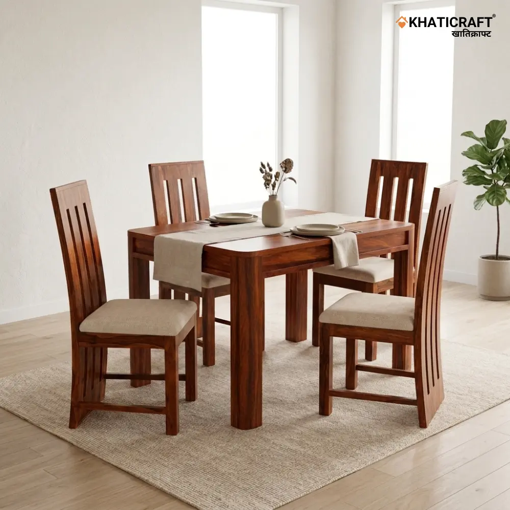 Hana Rami 4 Seater Dining Set