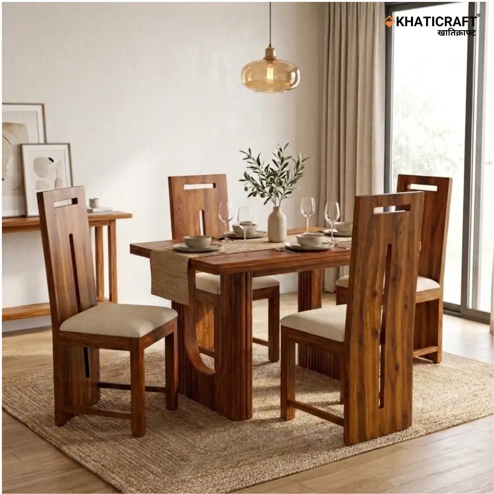 Tika Navya 4 Seater Dining Set 