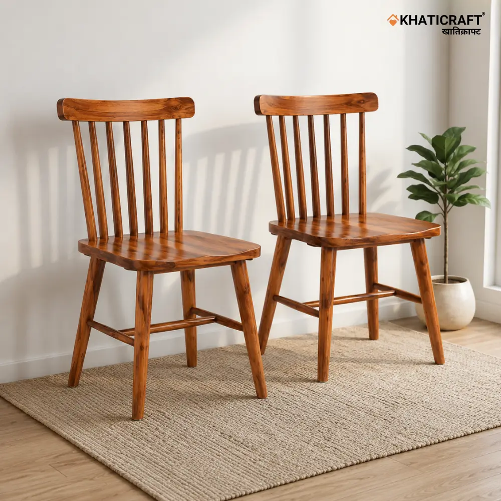 Urmi Sheesham Wood Chairs-Set of 2 