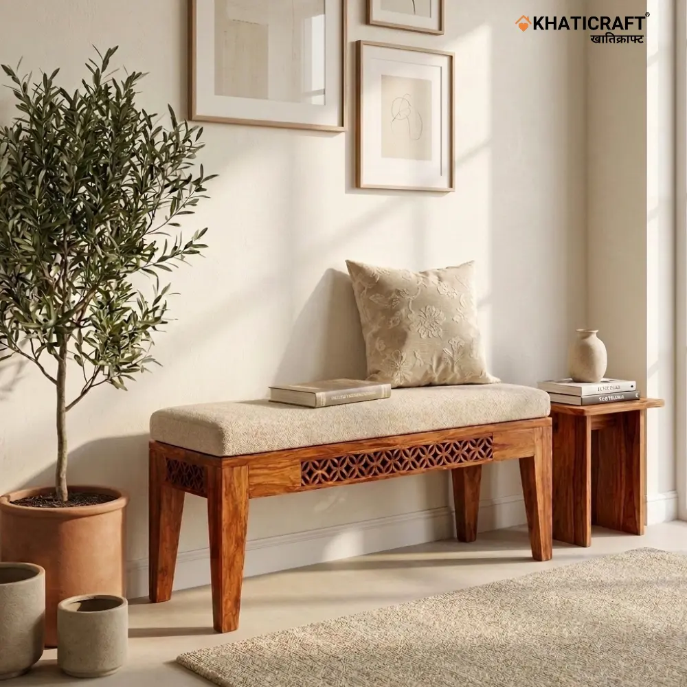 Mira Solid wood Bench (5')