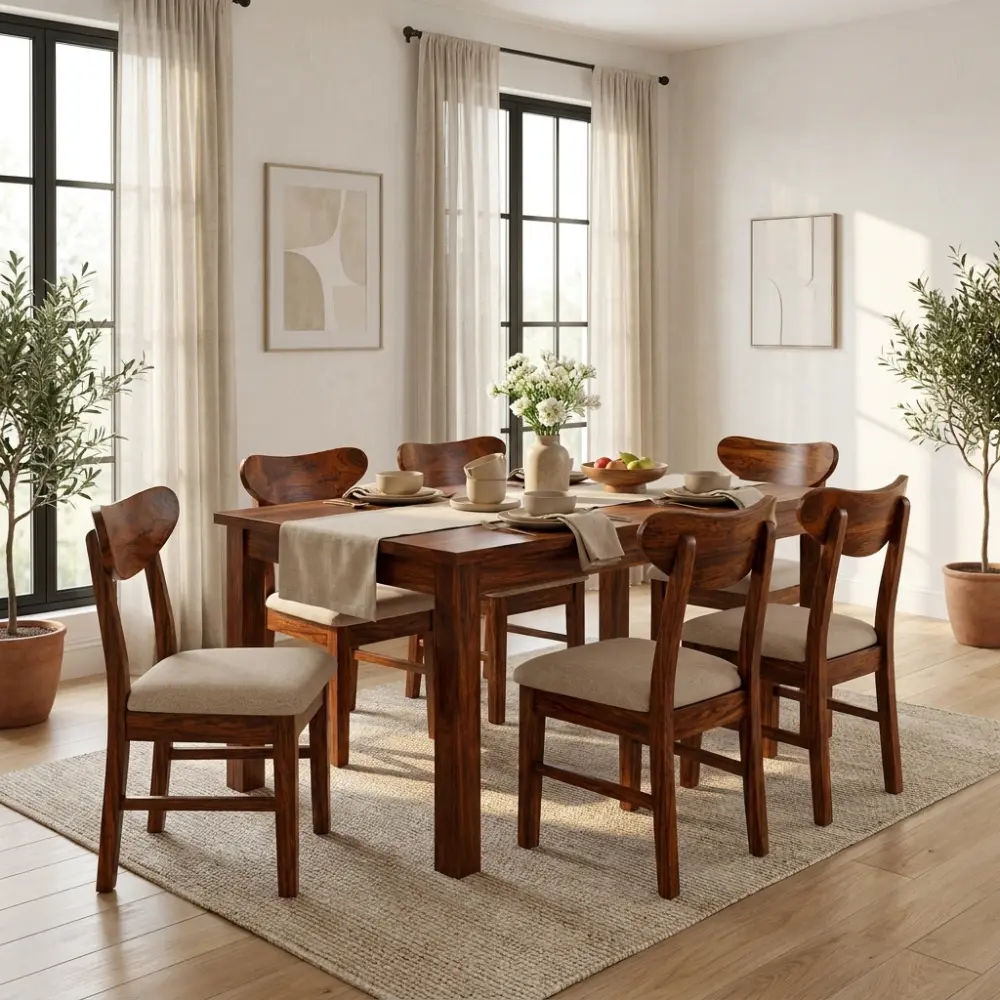 Kian Hina 6 Seater Dining Set  