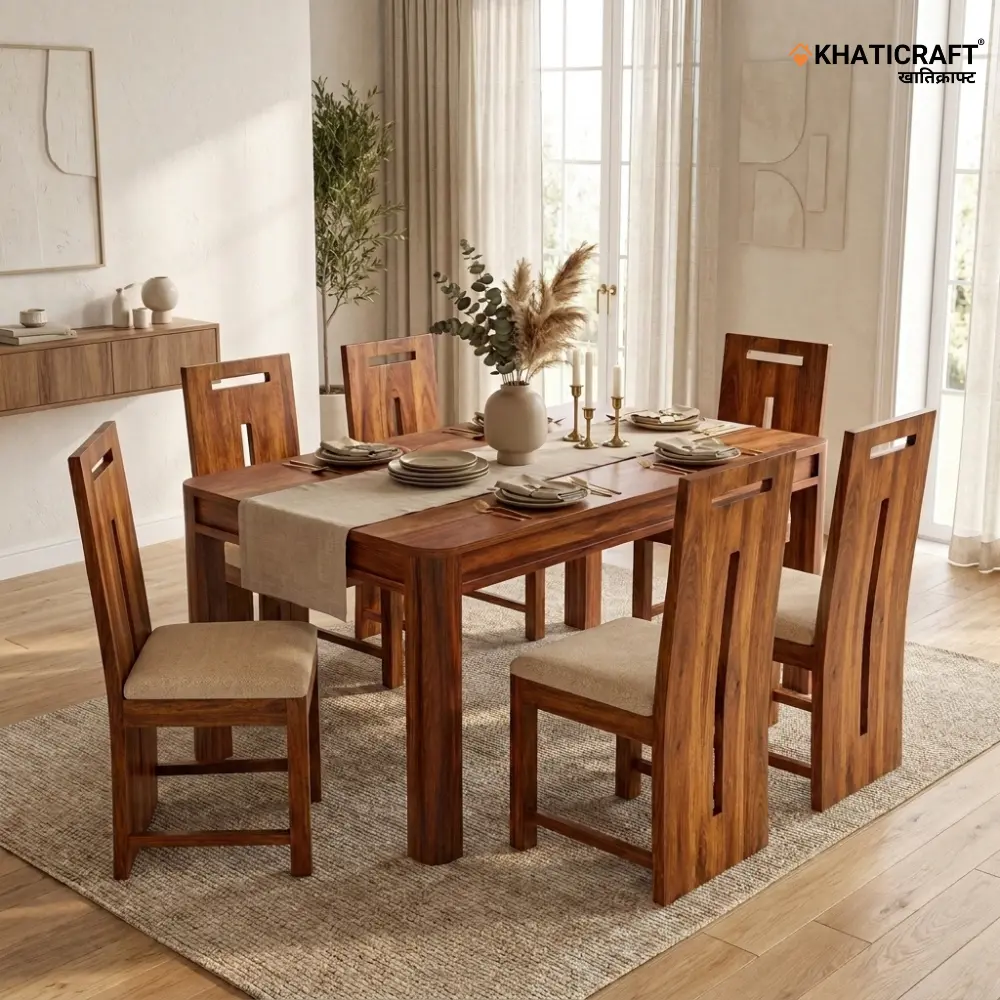 Tika Rami 6 Seater Dining Set 