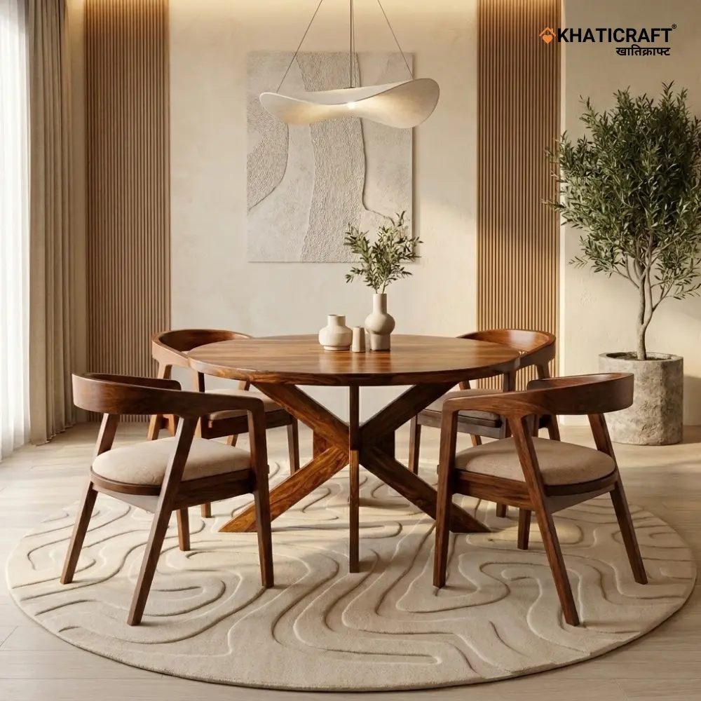 Vetra Mandal 4 seater dining set 