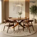 Vetra Mandal 4 seater dining set 