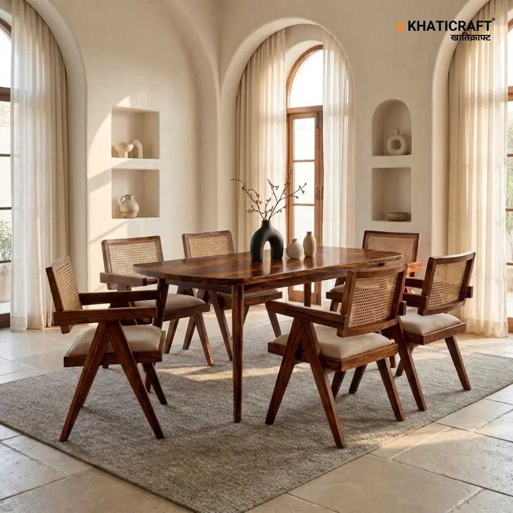 Rukm Kian 6 seater dining set 