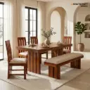 Hana Hola 6 Seater Dining set with Bench 
