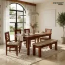 Ulka Hina 6 Seater Dining Set  with Bench