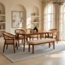 Kupak Kian 6 seater dining set  with Bench