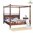 Hina Poster Bed King Size Without Storage 