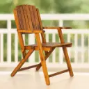 Vina Solid Wood Foldable Chairs Set of 2