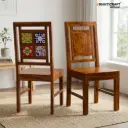 Chitra Sheesham Wood Chairs-Set of 2