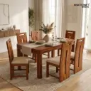 Tika Rami 6 Seater Dining Set 
